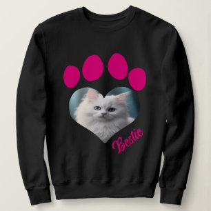 Sweatshirt Amoureux des chats personnalisé - Photo