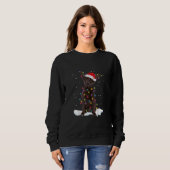 Sweatshirt Amoureux des chiens | Chocolat Labrador Retriever  (Devant entier)