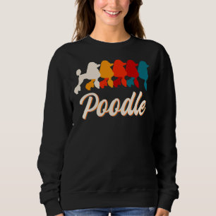 Sweatshirt Amoureux des chiens de caniche rétro