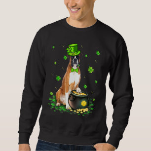 Sweatshirt Amoureux des chiens de Jour de la Saint Patrick de