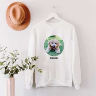 Sweatshirt Amoureux des chiens Grand cercle photo personnalis
