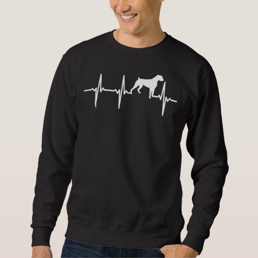 Sweatshirt Amoureux des chiens Pitbull Pitbull (Devant)
