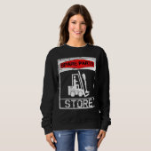 Sweatshirt Amputation de la jambe de magasin des pièces de re (Devant entier)