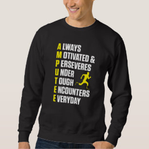 Sweatshirt Amputé Humour Définition Bras de jambe Drôle Récup