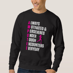 Sweatshirt Amputé Humour Définition Bras de jambe Drôle Récup