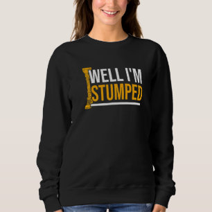 Sweatshirt Amputé Humour étouffé bras de jambe amusant récupé