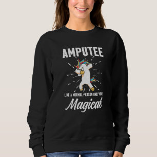 Sweatshirt Amputé Humour Unicorn Leg Arm Drôle Récupération 4