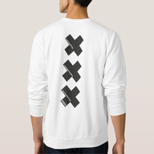 Sweatshirt Amsterdam Mokum  (Dos)