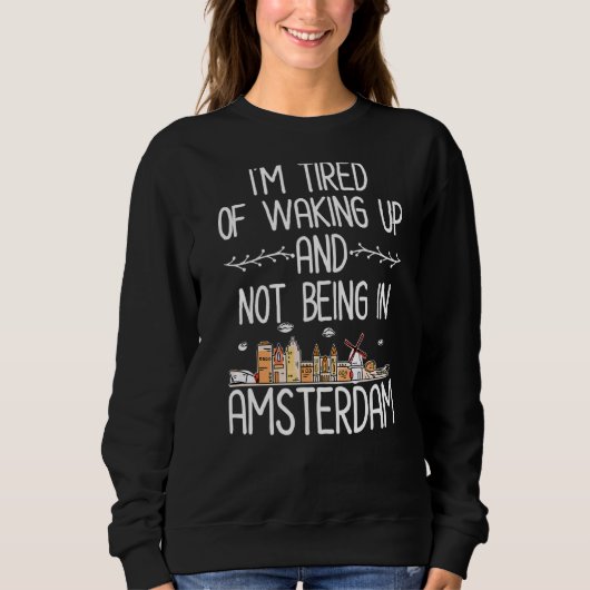 Sweatshirt Amsterdam Traveller (Devant)
