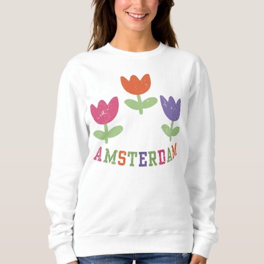 Sweatshirt Amsterdam Tulips (Devant)