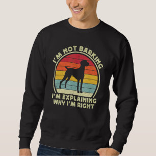 Sweatshirt Amusant amateur de chien Vizsla pour hommes femmes