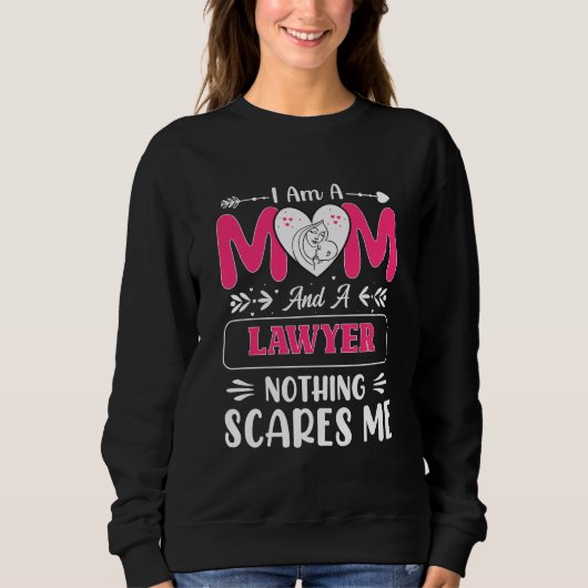 Sweatshirt Amusant Avocat Maman, Avocat Maman (Devant)
