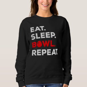 Sweatshirt Amusant Bowling Art Pour Hommes Femmes Bowling Pla