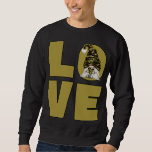 Sweatshirt Amusant Camo Gnome Grand-pa Camouflage Vétérinaire