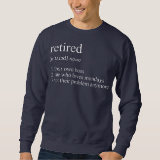 Sweatshirt Amusant Design de retraite Hommes papa fête de ret