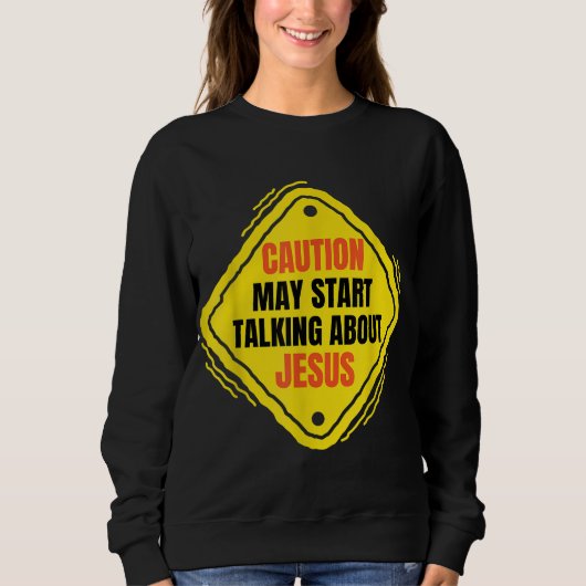 Sweatshirt Amusant dire drôle Mème de Jésus (Devant)