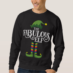 Sweatshirt Amusant Gay Elf Correspondant Famille de Noël