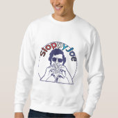 Sweatshirt Amusant hamburger rétro Sloppy Joe Foodie (Devant)