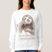 Sweatshirt Amusant Introvert Humour Antisocial Aquarelle Pers (Devant)