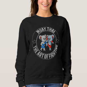 Sweatshirt Amusant Muay Thai Koala Thai Boxe