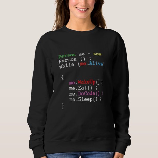Sweatshirt Amusant programmeur Coder développeur logiciel Gee (Devant)