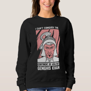 Sweatshirt Amusante histoire mongole plaisanterie et Genghis