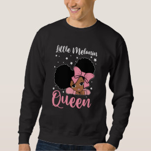 Sweatshirt Amusante Petite Fille Melanin Histoire Noire Tod M