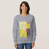 Sweatshirt Amy | Downtown Hipster Party Girl (Devant entier)