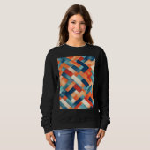 Sweatshirt An minimalistic optical abstract oil painting (Devant entier)