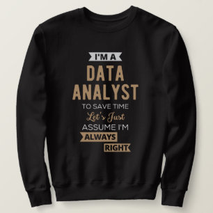 Sweatshirt Analyste de données