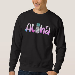Sweatshirt Ananas Hawaiian Beach Vacances d'été Aloha