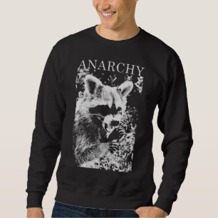 SWEATSHIRT ANARCHIE RACCOON FUNNY