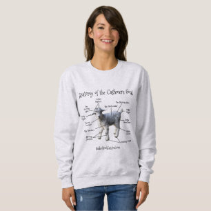 Sweatshirt Anatomie de la chèvre de cachemire - le sweatshir