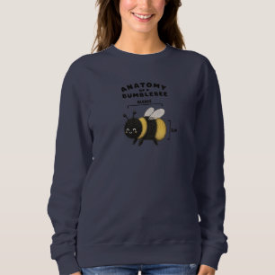 Sweatshirt Anatomie drôle d'un bumblebee Blebee Bum Mignon