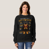 Sweatshirt Anatomie Du Chien Rottweiler (Devant entier)