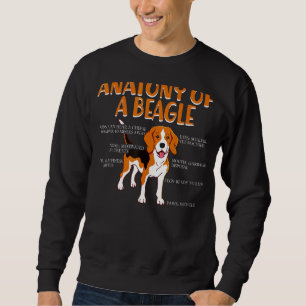 Sweatshirt Anatomie D'Un Chien Beagle J'Aime Les Animaux Chio