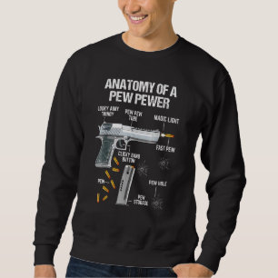 Sweatshirt Anatomie D'Un Mème D'Amendement De Pew Pewer Ammo 