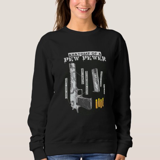 Sweatshirt Anatomie D'Un Mème D'Amendement De Pew Pewer Ammo (Devant)