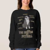 Sweatshirt Anatomie D'Un Pitbull Drôle Chien (Devant)