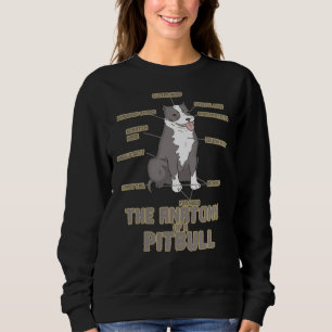 Sweatshirt Anatomie D'Un Pitbull Drôle Chien