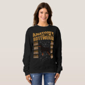 Sweatshirt Anatomie D'Un Rottweiler Rottweiler (Devant entier)
