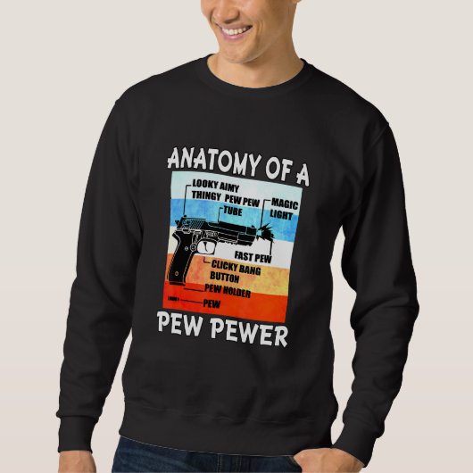 Sweatshirt Anatomie D'Une Arme À Puce De Poudre _6 (Devant)