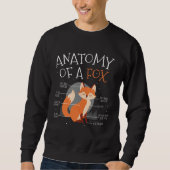 Sweatshirt Anatomie D'Une Forêt De Fox Mmite Fox Animal (Devant)
