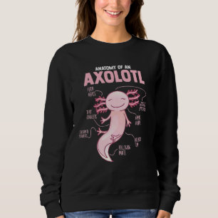 Sweatshirt Anatomie D'Une Structure Axolotl De Marche Mexicai