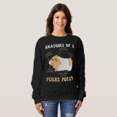 Sweatshirt Anatomy Of A Furry Potato Guinea Pig  Clothing 1 (Devant entier)