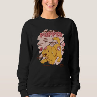 Sweatshirt Anatomy of a puppy cute dog motif