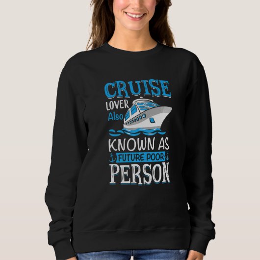 Sweatshirt Anchor With Saying For Captain Pontoon Motor Boati (Devant)