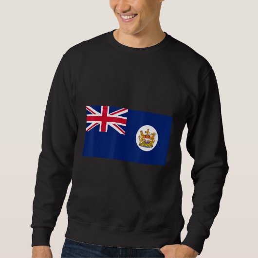 Sweatshirt Ancien drapeau de Hong Kong (Devant)