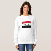 Sweatshirt Ancien drapeau de Syrie (Devant entier)