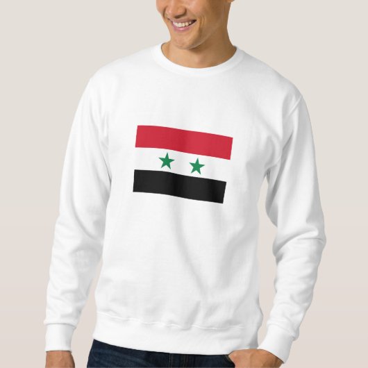 Sweatshirt Ancien drapeau de Syrie (Devant)